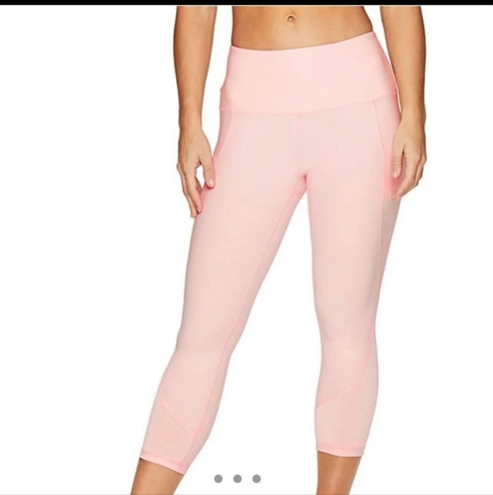RBX - Pink Capri Length Leggings Size Medium